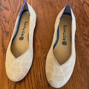 Rothy’s Sahara Gold Flats Size 9!  Price firm!
